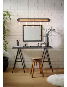EGLO 43468 - LAYHAM Hanging lamp in Wood, steel 2