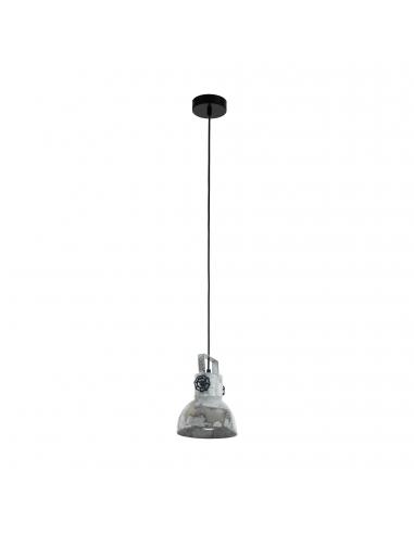EGLO 49619 - BARNSTAPLE Living Room Lamp in Black Steel and Steel