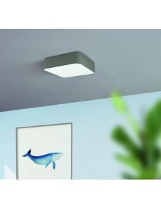 EGLO 99091 - PASTERI SQUARE Ceiling lamp in Steel and Textile, acrylic 2