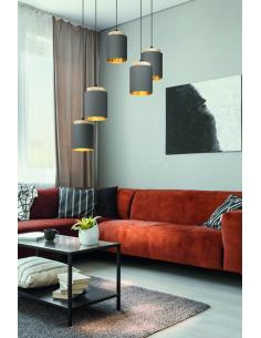 EGLO 99447 - ALBARIZA Pendant lamp in Steel, wood and Textile 2