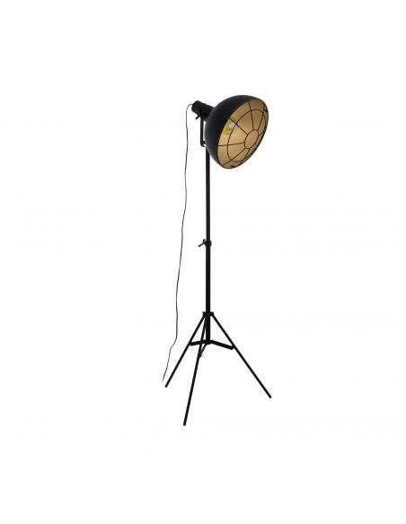 EGLO 49674 - CANNINGTON Living Room Lamp in Black, Gold Steel