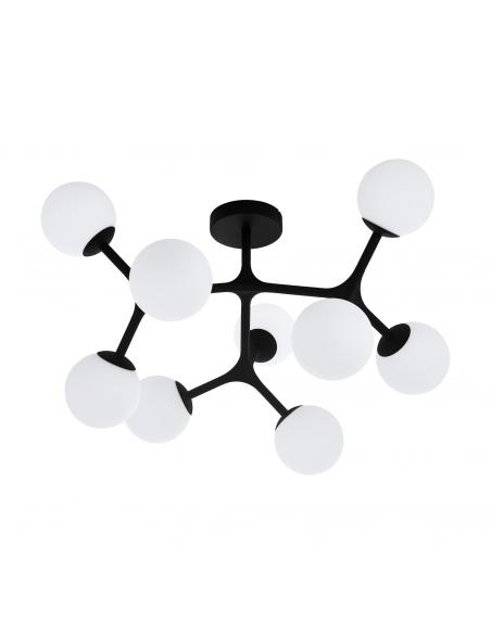 EGLO 39532 - MARAGALL Ceiling lamp in Steel and matte opaline glass