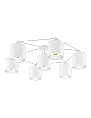 EGLO 97903 - STAITI Living Room Lamp in White Steel and Textile
