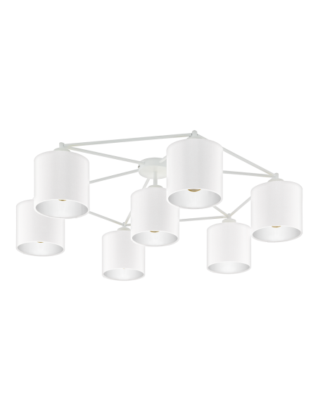 EGLO 97903 - STAITI Living Room Lamp in White Steel and Textile