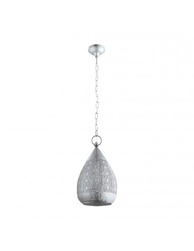 EGLO 49708 - MELILLA Living Room Lamp in Silver Steel