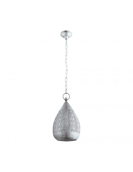 EGLO 49708 - MELILLA Living Room Lamp in Silver Steel