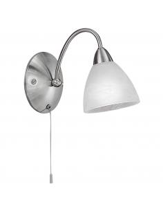 EGLO 13312 - PASTO Wall Lamp in Steel and Glass