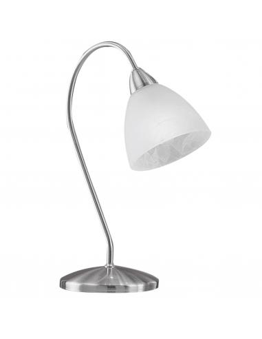 EGLO 13313 - PASTO Steel and Glass Table Lamp