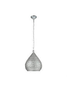 EGLO 49716 - MELILLA Living Room Lamp in Silver Steel