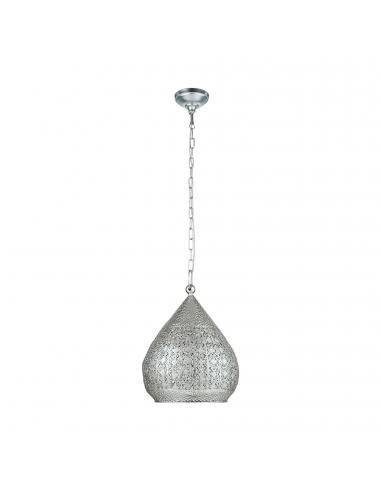 EGLO 49716 - MELILLA Living Room Lamp in Silver Steel