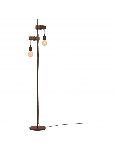 EGLO 43523 - TOWNSHEND 4 Pendant Lamp Brown Steel
