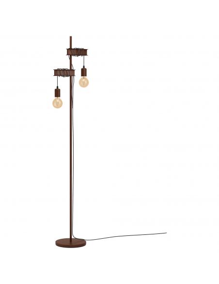 EGLO 43523 - TOWNSHEND 4 Pendant Lamp Brown Steel