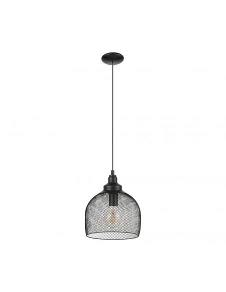 EGLO 49736 - STRAITON Living Room Lamp in Black Steel