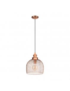 EGLO 49738 - STRAITON Copper pendant lamp in copper steel