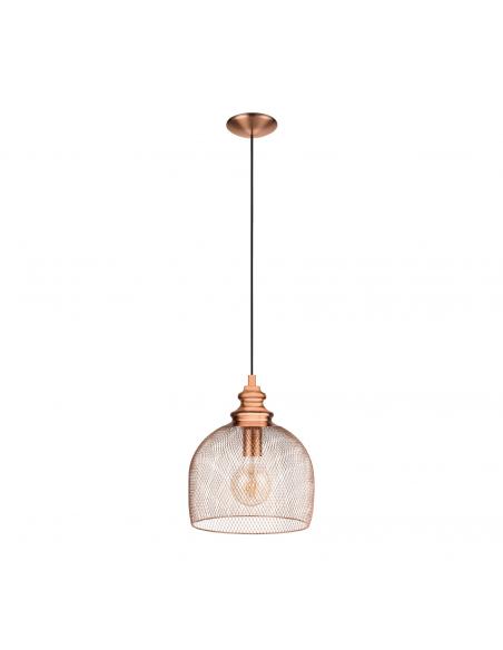 EGLO 49738 - STRAITON Copper pendant lamp in copper steel