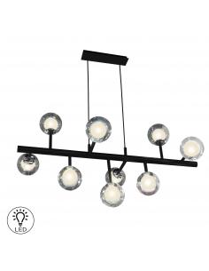 9 light lamp Black/Chrome -...