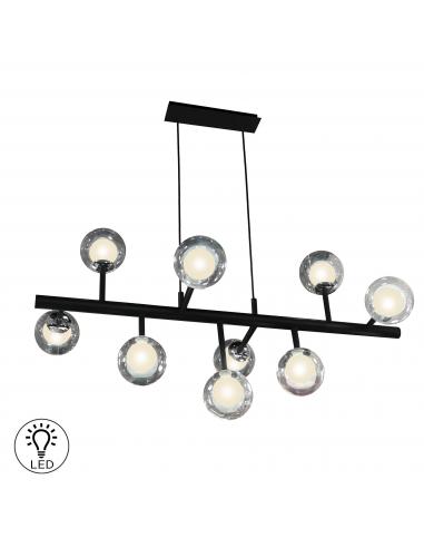 9 light lamp Black/Chrome - SCHULLER...