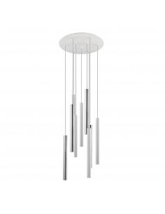 Chrome/White Lamp 9 lights...