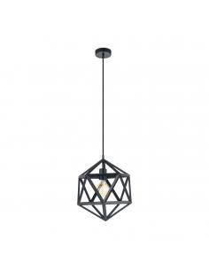 EGLO 49761 - EMBLETON Living Room Lamp in Black Steel