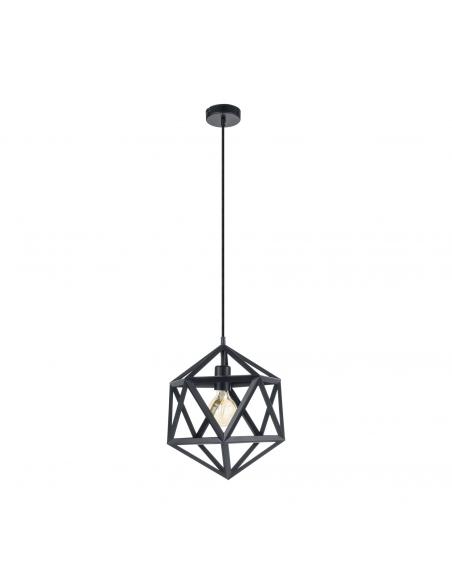 EGLO 49761 - EMBLETON Living Room Lamp in Black Steel