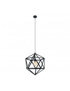 EGLO 49762 - EMBLETON Living Room Lamp in Black Steel