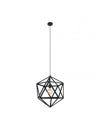 EGLO 49762 - EMBLETON Living Room Lamp in Black Steel