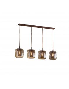 4-light Chocolate Lamp -...