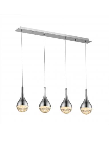 4 light Chrome Lamp - SCHULLER Elie