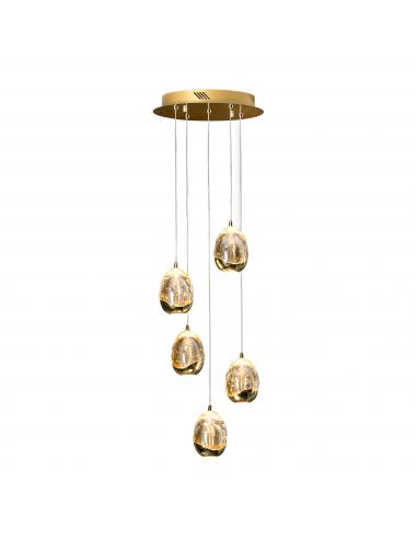 Lamp Ø30 5 Led Gold - SCHULLER Rocío