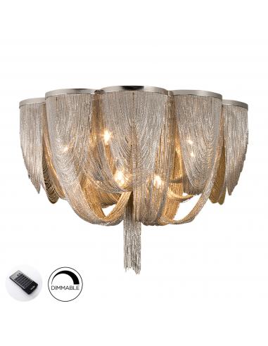 Dimmable 10-light ceiling light -...