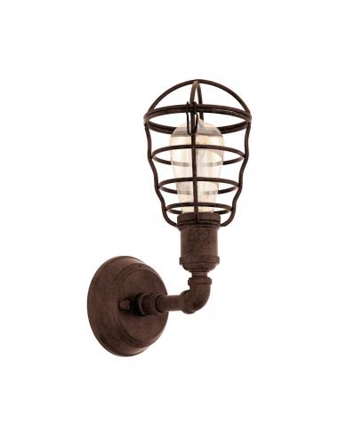 EGLO 49811 - PORT SETON Lámpara de Salón en Acero marrón antiguo