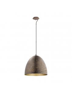 EGLO 49815 - SAFI Lámpara de Salón en Acero marrón, oro