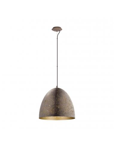 EGLO 49815 - SAFI Living Room Lamp in Brown, Gold Steel