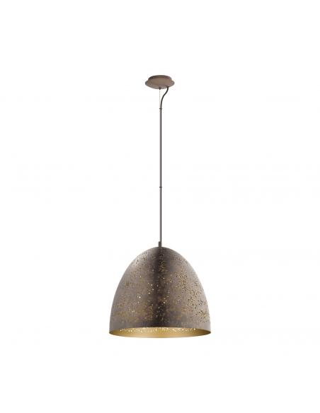 EGLO 49815 - SAFI Living Room Lamp in Brown, Gold Steel