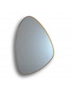Triangular Gold Mirror...