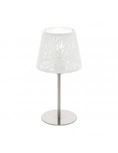 EGLO 49844 - HAMBLETON Living Room Lamp in Nickel-matte Steel and Steel