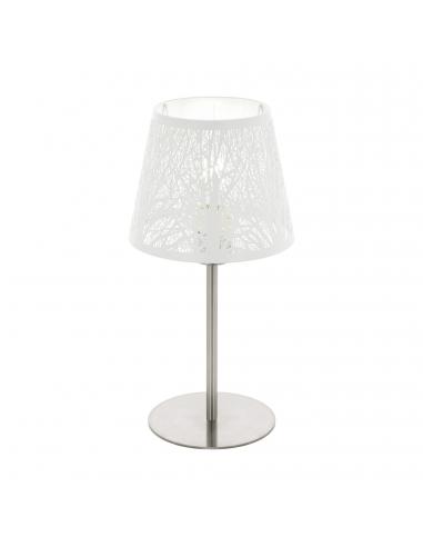 EGLO 49844 - HAMBLETON Living Room Lamp in Nickel-matte Steel and Steel