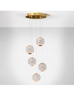 5 Led Gold Lights Lamp Ø32...