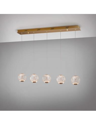 5 Led Gold Lamp - SCHULLER Austral