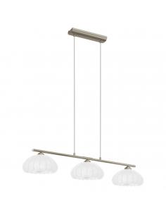EGLO 91513 - SEDILO Pendant lamp in Steel and Cocoon