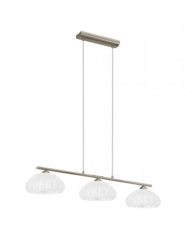EGLO 91513 - SEDILO Pendant lamp in Steel and Cocoon