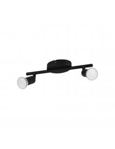 EGLO 32429 - BUZZ-LED Black Steel Spotlight 2 lights
