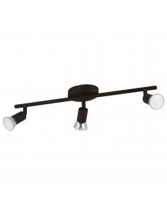 EGLO 32431 - BUZZ-LED Black Steel Spotlight 3 lights