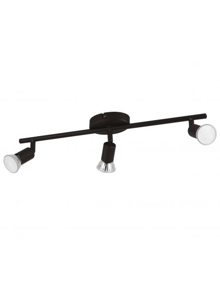 EGLO 32431 - BUZZ-LED Black Steel Spotlight 3 lights