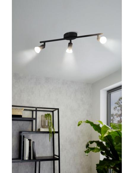 EGLO 75437 - MARUNELLA White Steel Ceiling Light 34 cm