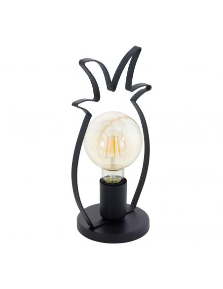 EGLO 49909 - COLDFIELD Lámpara de Salón en Acero negro