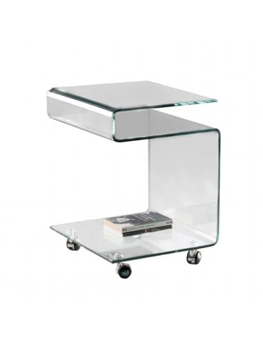 Transparent Side Table - SCHULLER Glass