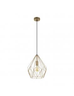 EGLO 49934 - CARLTON Living Room Lamp in Orange Gold Steel