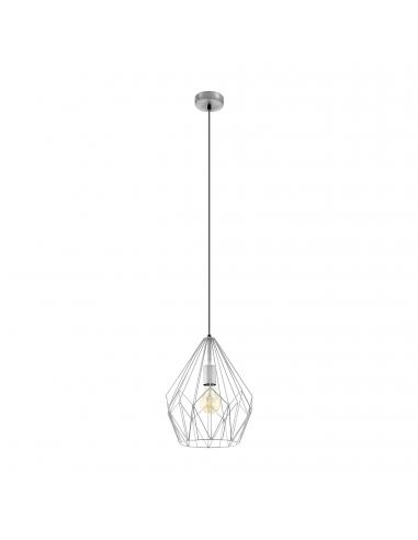 EGLO 49935 - CARLTON Living Room Lamp in Silver Steel