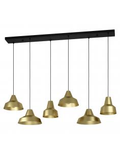 EGLO 390017 - SAVARNA Pendant Lamp in Steel and Steel